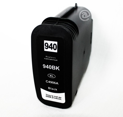 HP č.940XL (C4906AE) černá kompatibilní náplň / 2200 stran