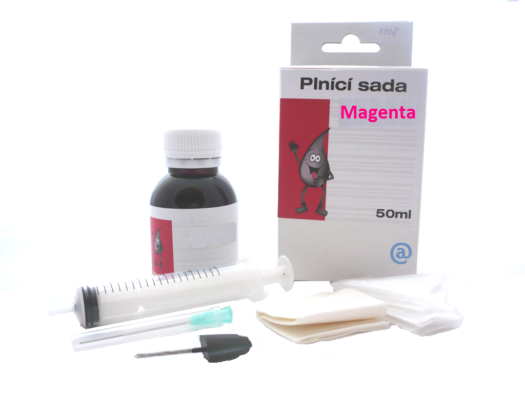 Universální plnící sada pro náplně HP Magenta / 50ml