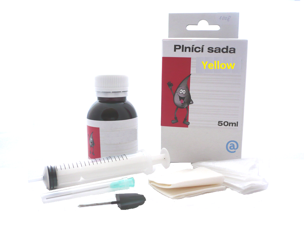 Universální plnící sada pro náplně HP Yellow / 50ml
