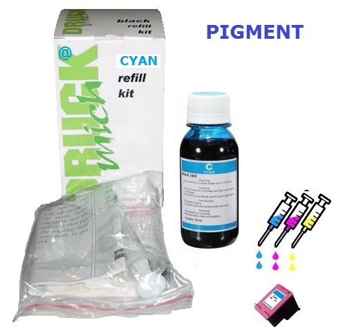 Plnící sada pro náplně Canon CL-511 a CL-513 Cyan Pigment / 100ml
